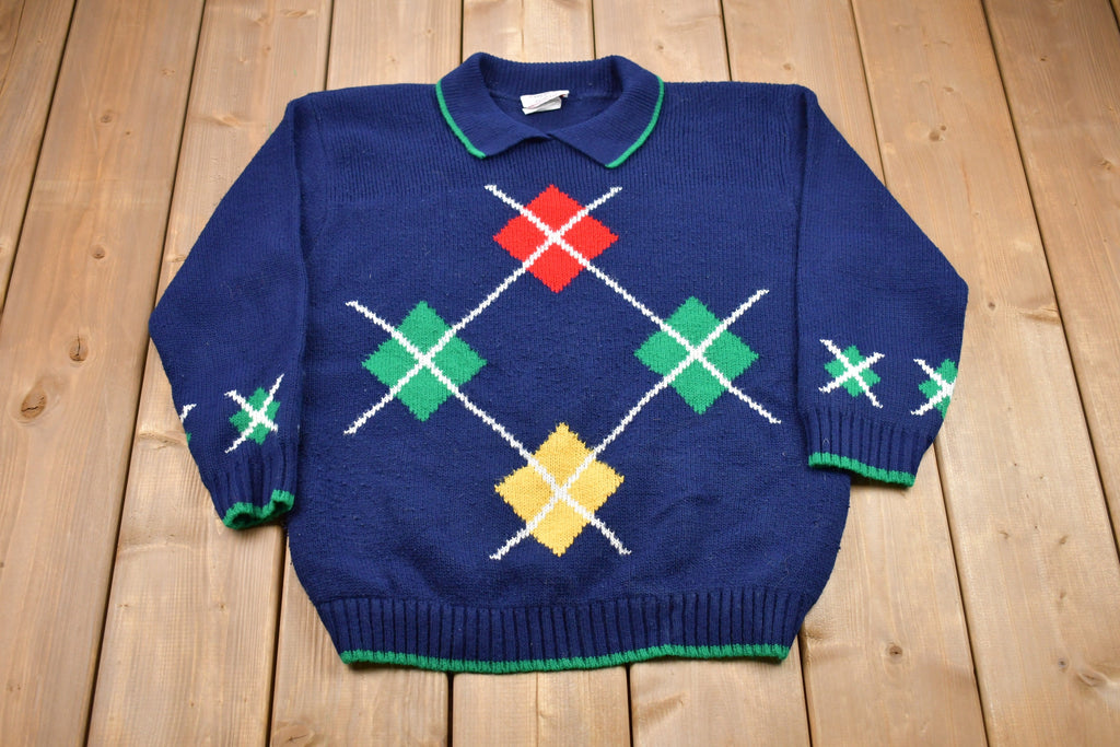Vintage 1990s The American Collection By Cricket Lane Knitted Sweater