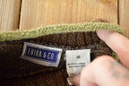 Vintage 1990s Erika And Co Knit Abstract Pattern Crewneck Sweater