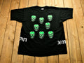 Vintage 90's All Over Skull Print Single Stitch T-Shirt
