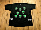 Vintage 90's All Over Skull Print Single Stitch T-Shirt