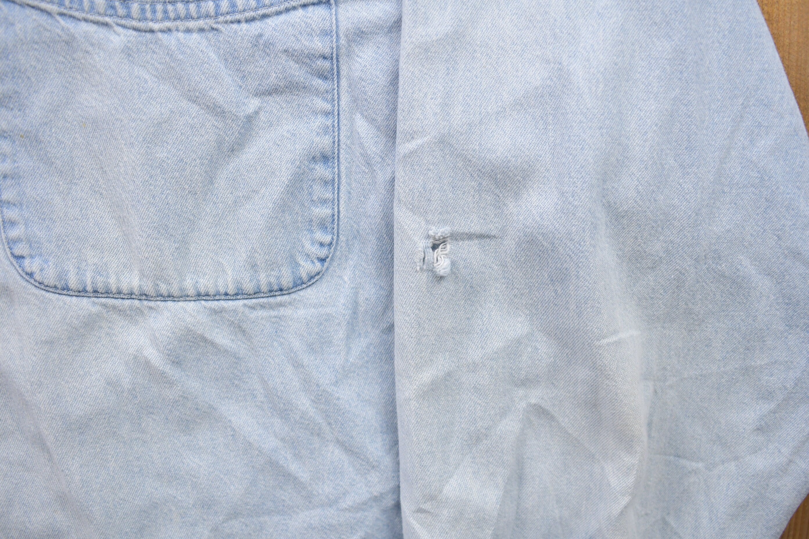 Vintage 1990s SH Denim Button Up Shirt