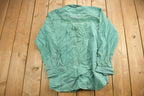 Vintage 1990s World Island Plaid Flannel Button Up Shirt