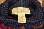 Vintage 1990's Jones New York Womens Floral Knit Sweater