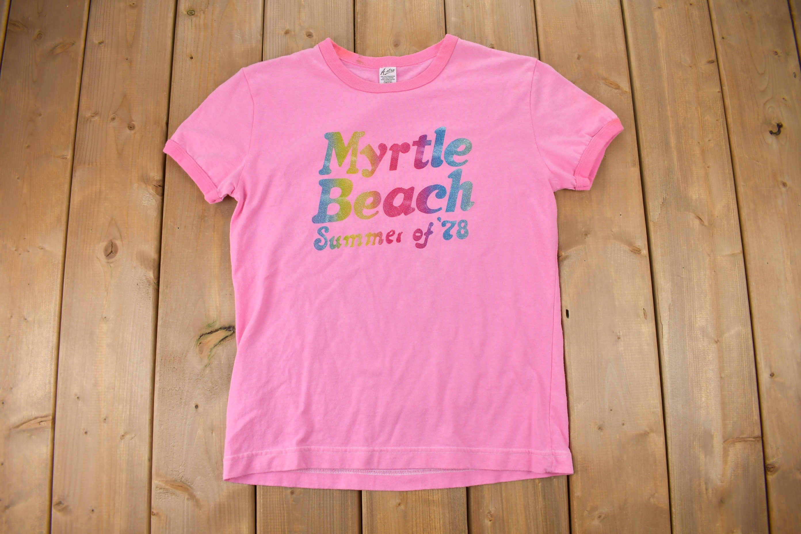 Vintage 1978 Myrtle Beach Summer Souvenir T Shirt