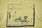 Vintage 1970S Fear and Loathing In Las Vegas Single Stitch Graphic T Shirt Made In USA Size Large