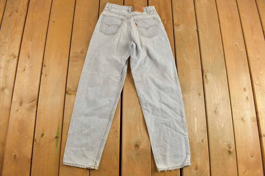 Vintage 1990s Levi's 560 Orange Tab Jeans Size 24 x 26
