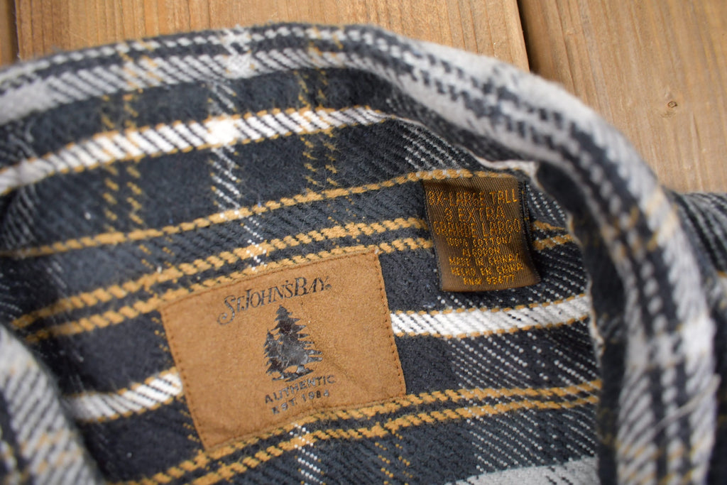 Vintage 1990s St Johns Bay Plaid Flannel Shirt