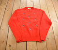 Vintage 1980s The Moors Lord Jeff Knit Crewneck Sweater Made In USA