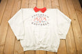 Vintage 1990s Football Mom Theme Crewneck Sweatshirt