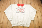 Vintage 1990s Football Mom Theme Crewneck Sweatshirt