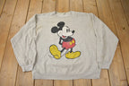 Vintage 1980s Mickey Mouse Graphic Disney Crewneck Made In USA
