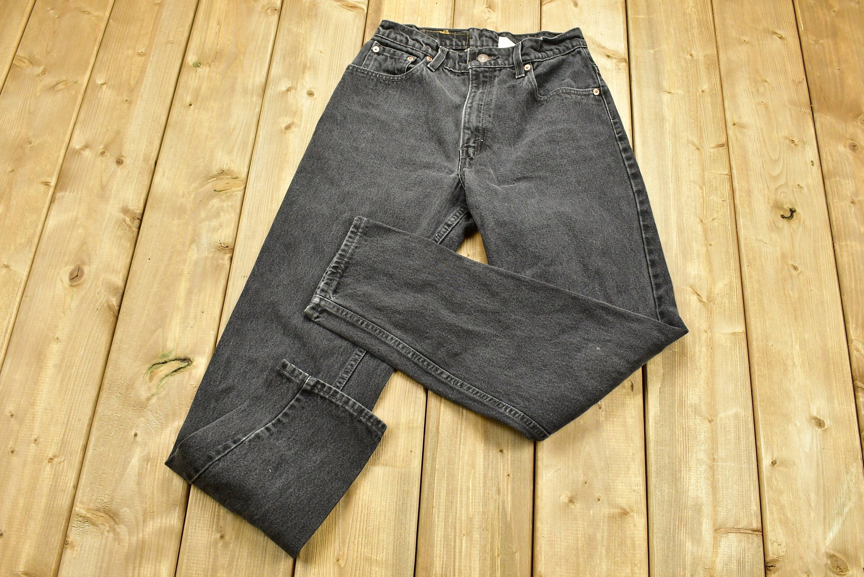 Vintage 1990s Levi's 550 Blank Tab Jeans Size 9