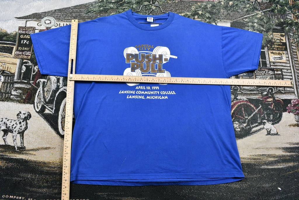 Vintage 1999 Capital City Push-Pull Classic Single Stitch Russell Athletic T-Shirt