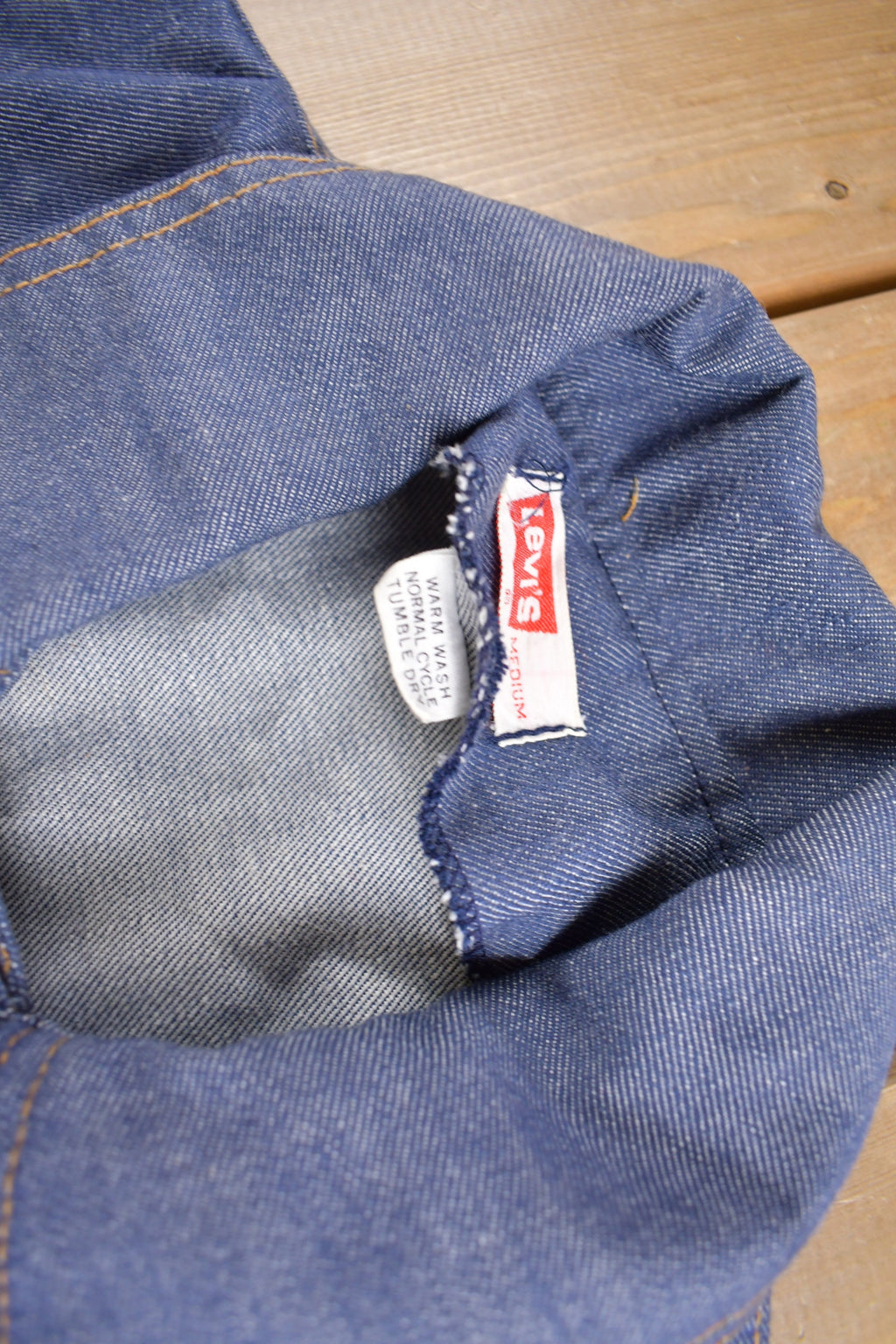 Vintage 1970s Levi's Orange Tab Lightweight Jean Jacket