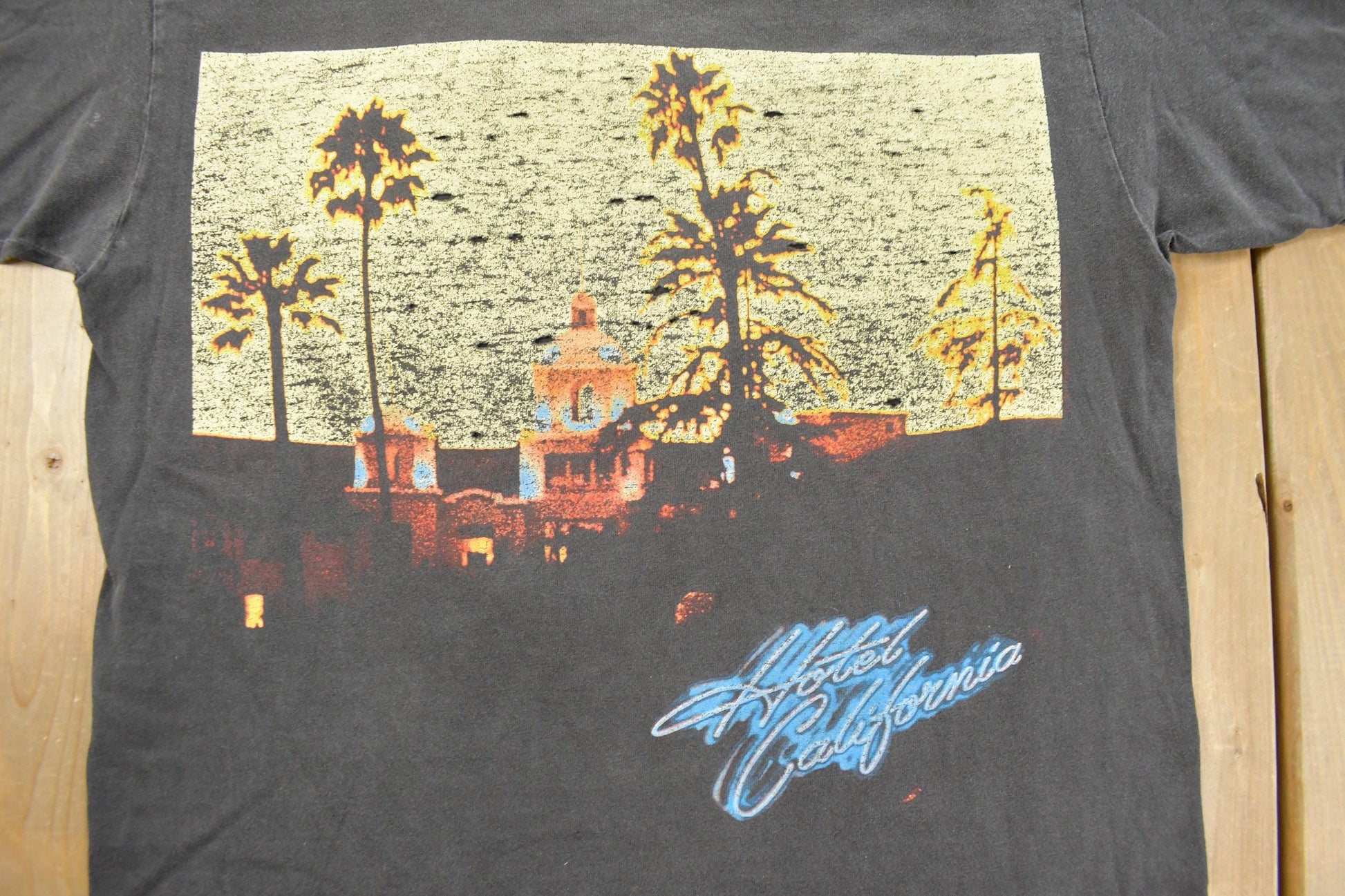 Vintage 1994 Eagles Hotel California Hell Freezes Over Tour Band T-Shirt Men's XL