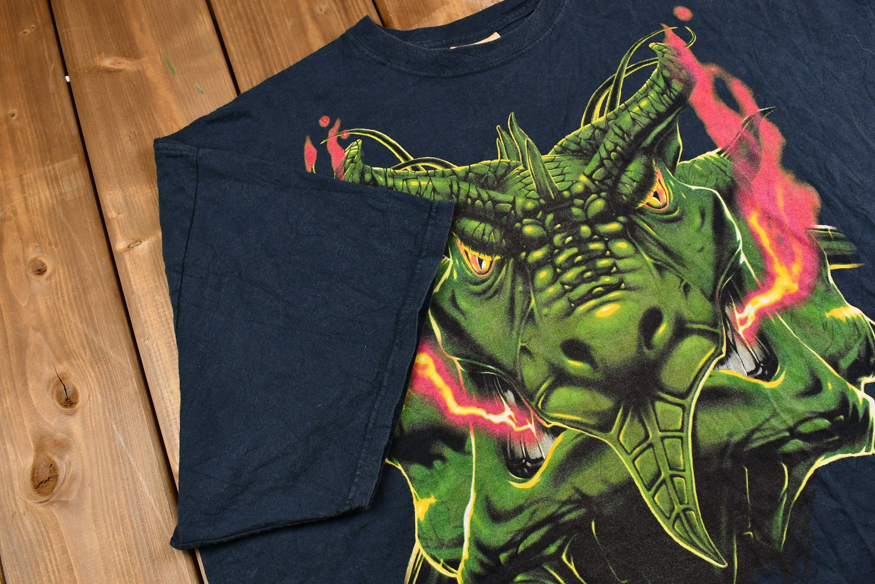 Vintage 1990s Fire Breathing Dragon T-Shirt