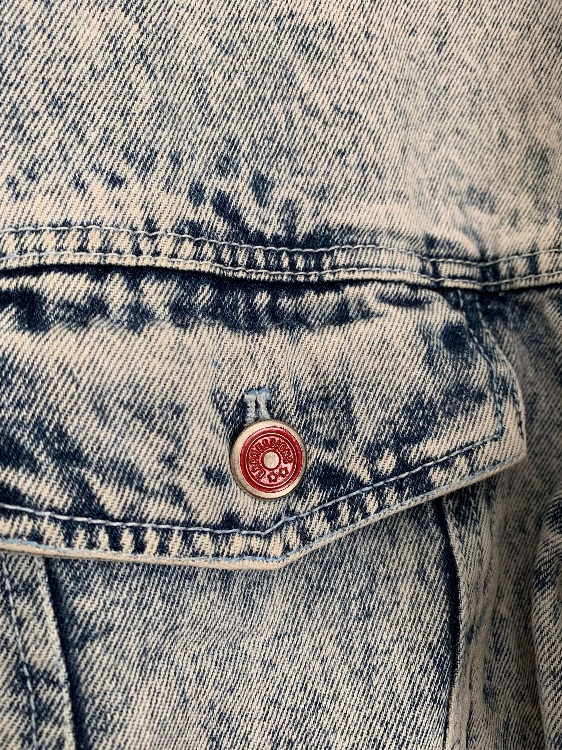 Acid Wash Denim Jacket