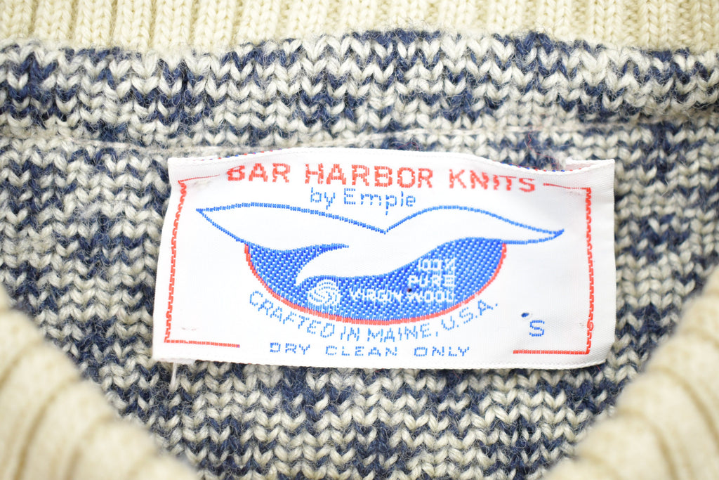 Vintage 1980s Bar Harbor Knitted Crewneck Sweater