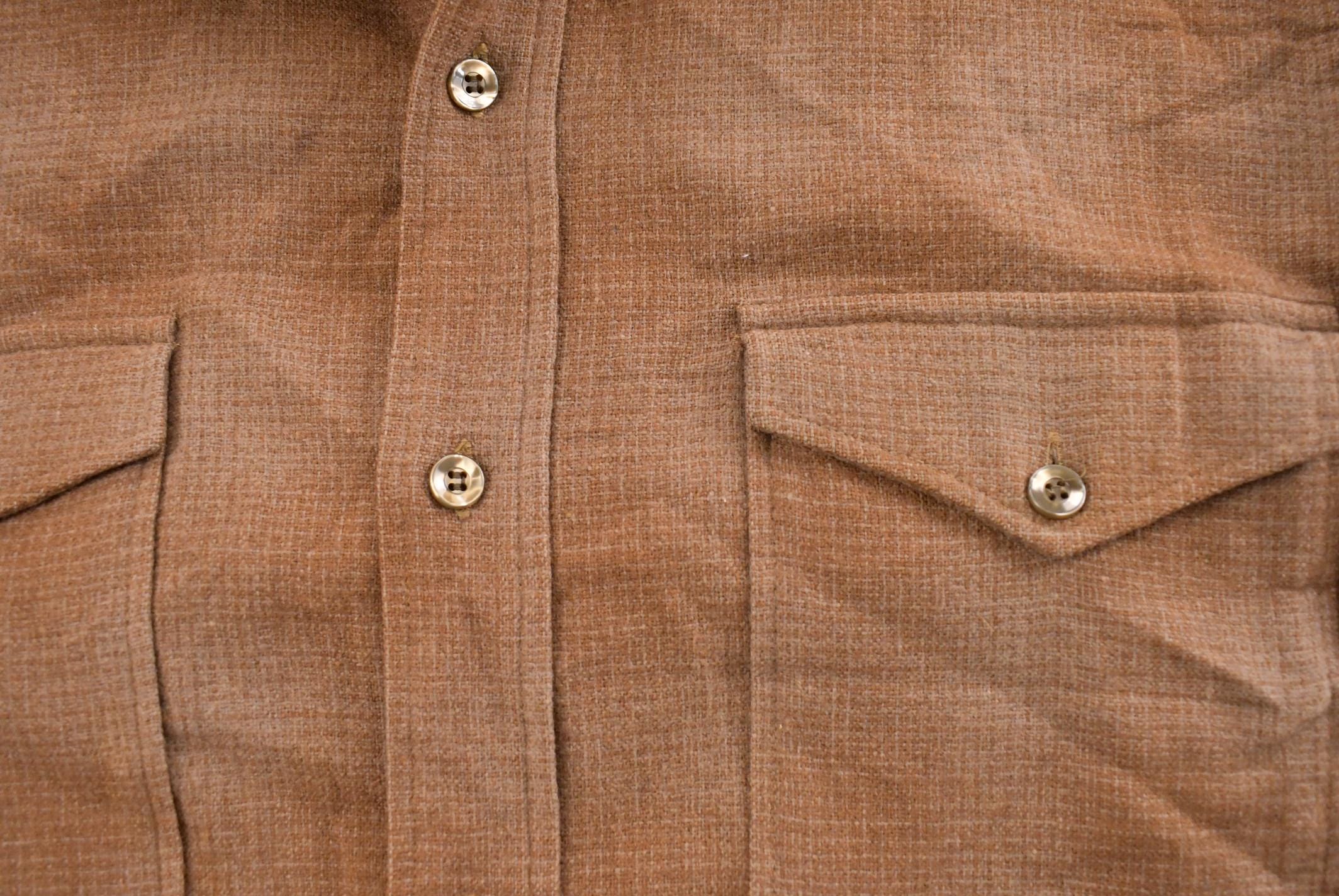 Vintage 1980s Pendleton Wool Flannel Button Up Shirt Men's L /