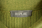 Vintage Y2K Uomo Replay Collared Knit Sweater
