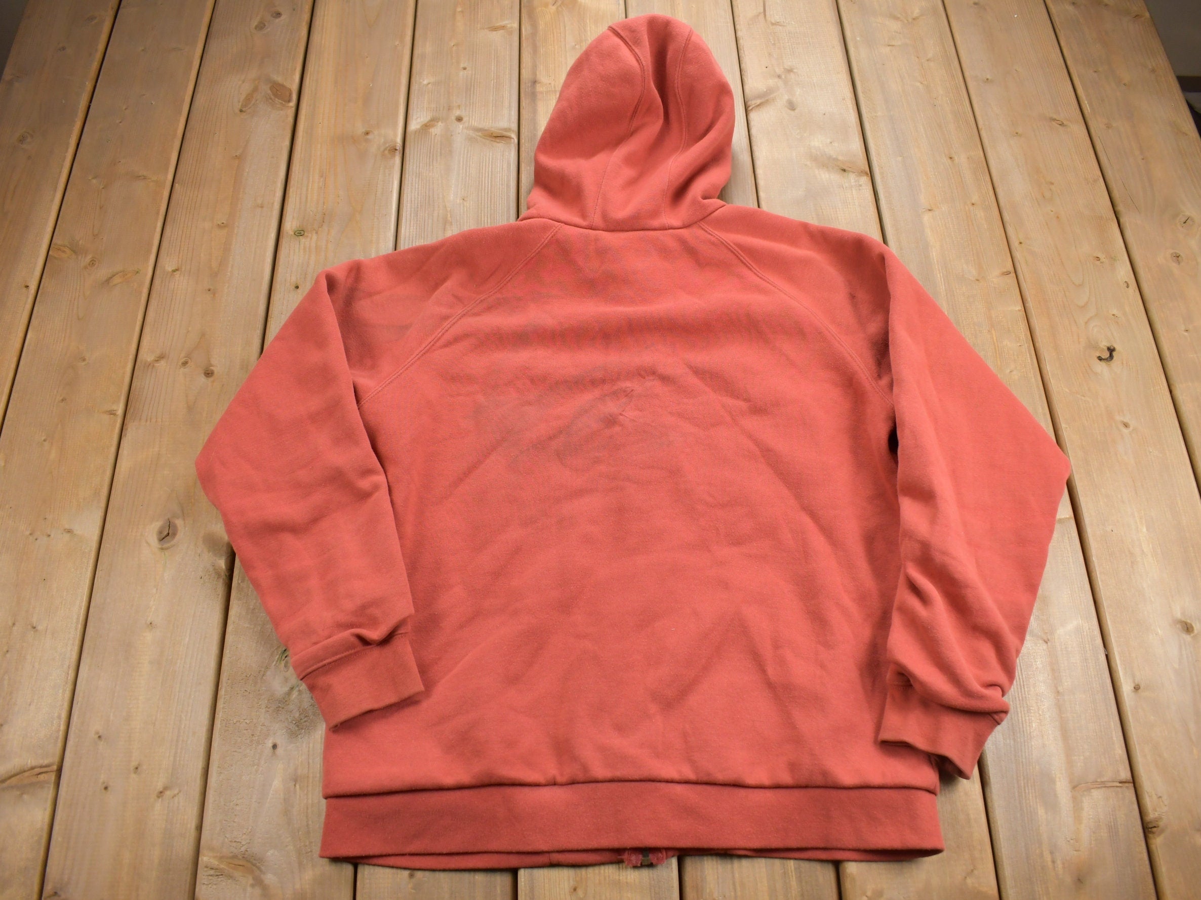 Vintage 1990s Carhartt For Women Thermal Lined Zip Up Hoodie