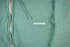 Vintage 1980s McGregor Competitors Thermal Lined Full Zip Blank Hoodie Men's Small  80s Hoodie  Sun Faded  Blank  Heavyweight