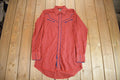 True Vintage 1980s JCPenny Western Apparel Western Cowboy Long Tail Button Up Shirt