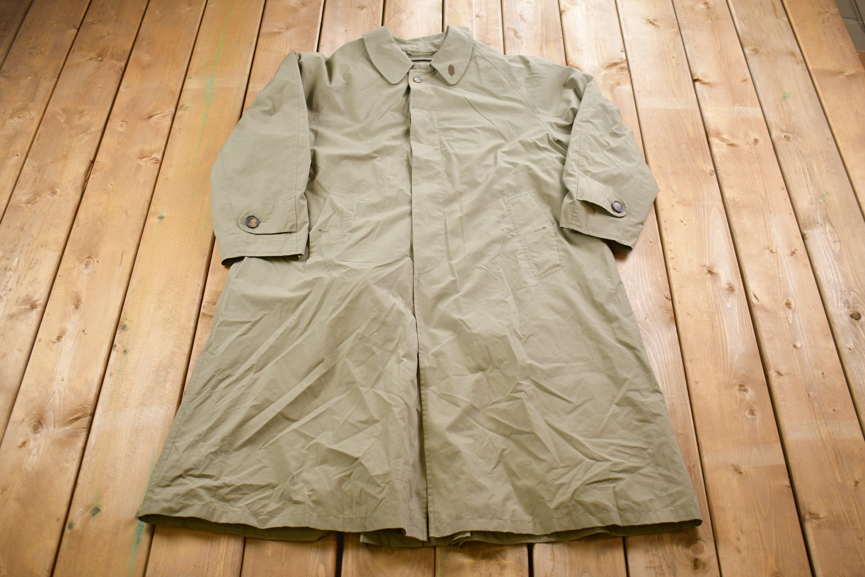 Vintage 1990s Bugatti Nylon Full Length Jacket