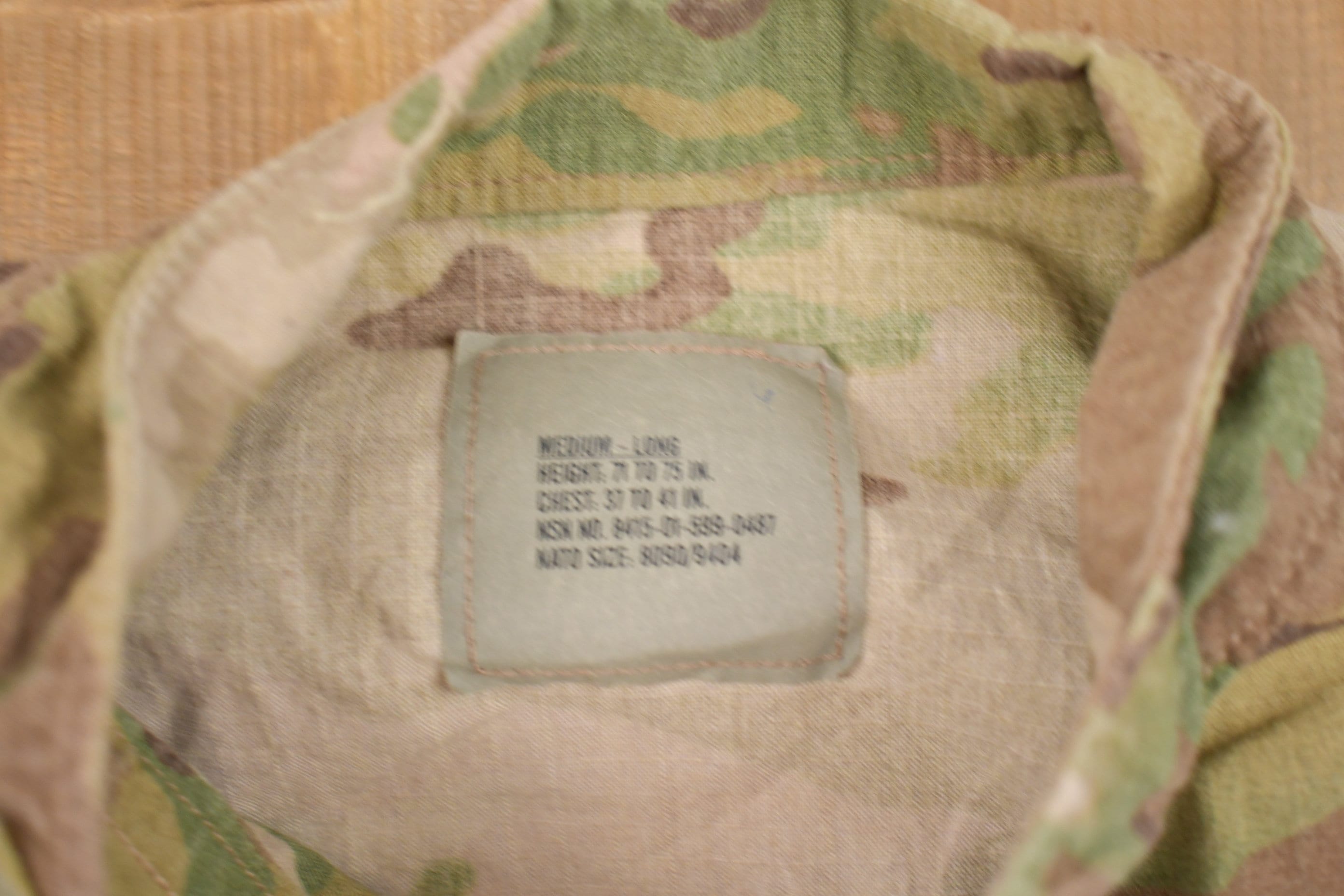 Vintage 2001 Military Camo Field Jacket