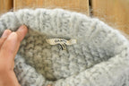 Vintage 2000s Ganni Wool Mohair Knit Mockneck Sweater Women's Large