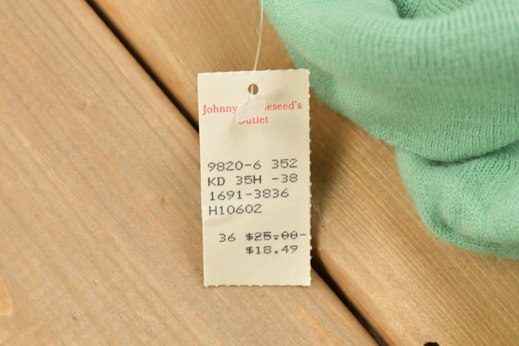 Vintage 1990s Green Knit Sweater