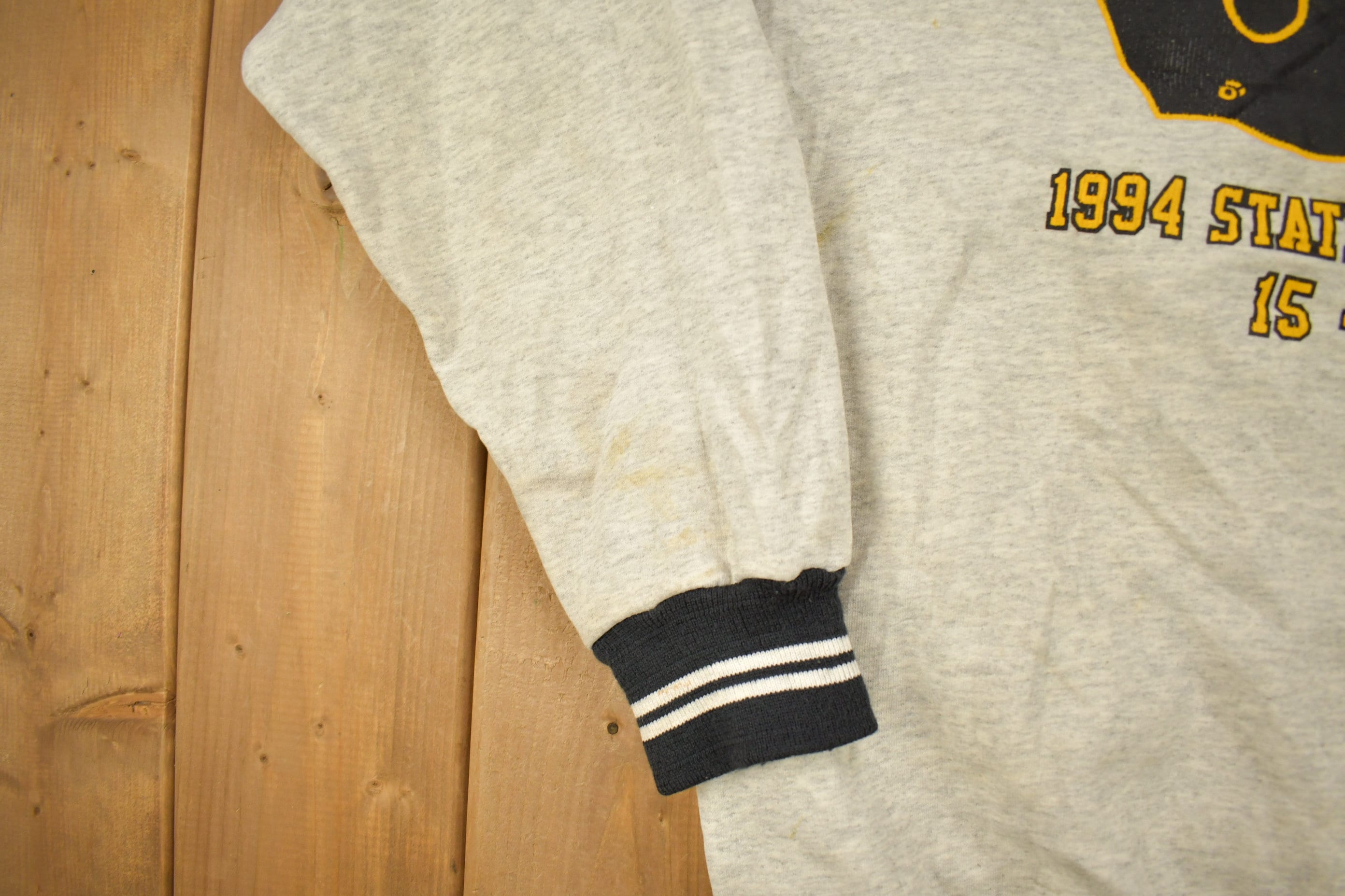 Vintage 1994 Tigers Southern Football State Champions Ring Crewneck Sweatshirt
