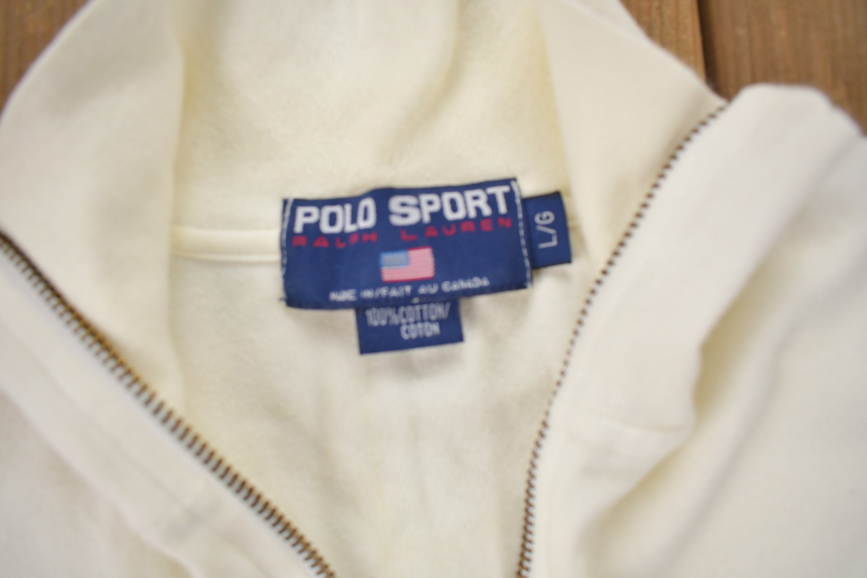 Vintage 1990s Polo Sport Quarter Zip Sweatshirt