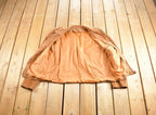 Vintage 1980's Beige Suede Coat