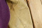 Vintage 1990s DeLong Collegiate Wool Leather Varsity Jacket Men's Large / 90s Wool Coat / Letterman Jacket / Made In USA