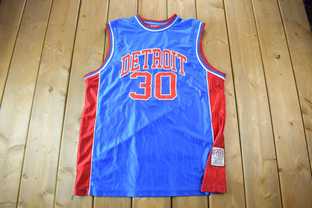 Vintage Y2K Exco Detroit Basketball Jersey