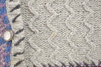 Vintage 1990s Christopher & Banks Knitted Patchwork Blazer Sweater