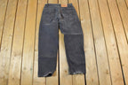 Vintage 1990s Levi Strauss Black Denim Red Tab Jeans Size 32 x 27