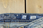 Vintage Y2K Miss Me Bedazzled Low Rise Jeans Size 26x31