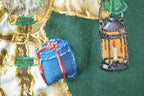 Vintage 1990s Saint Nicolas Cute Santa Crewneck Sweater
