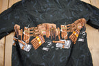 Vintage 1990s Cigar Theme All Over Print Button Up Shirt