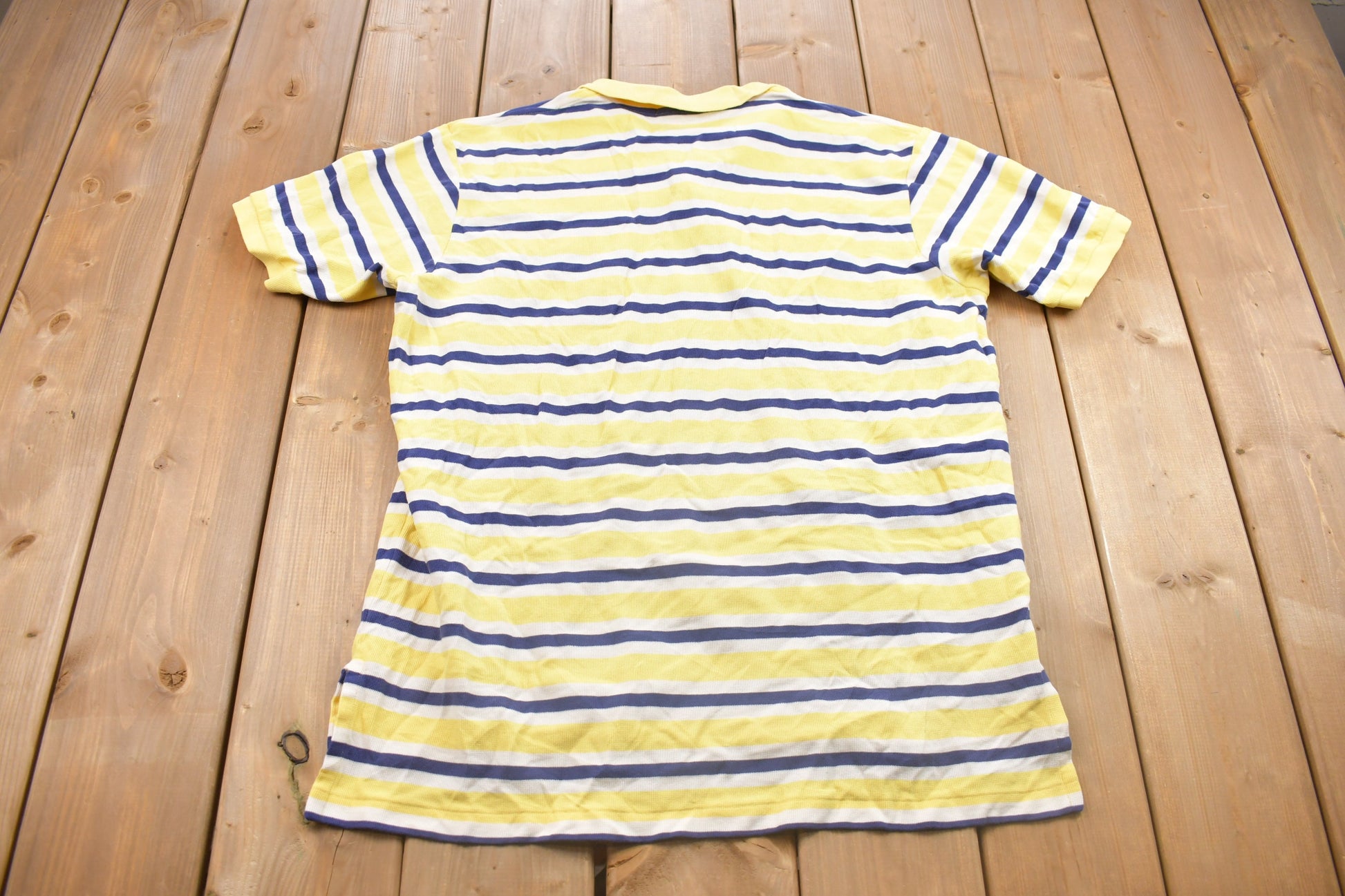 Vintage 1990s Polo Ralph Lauren Striped Collared Shirt