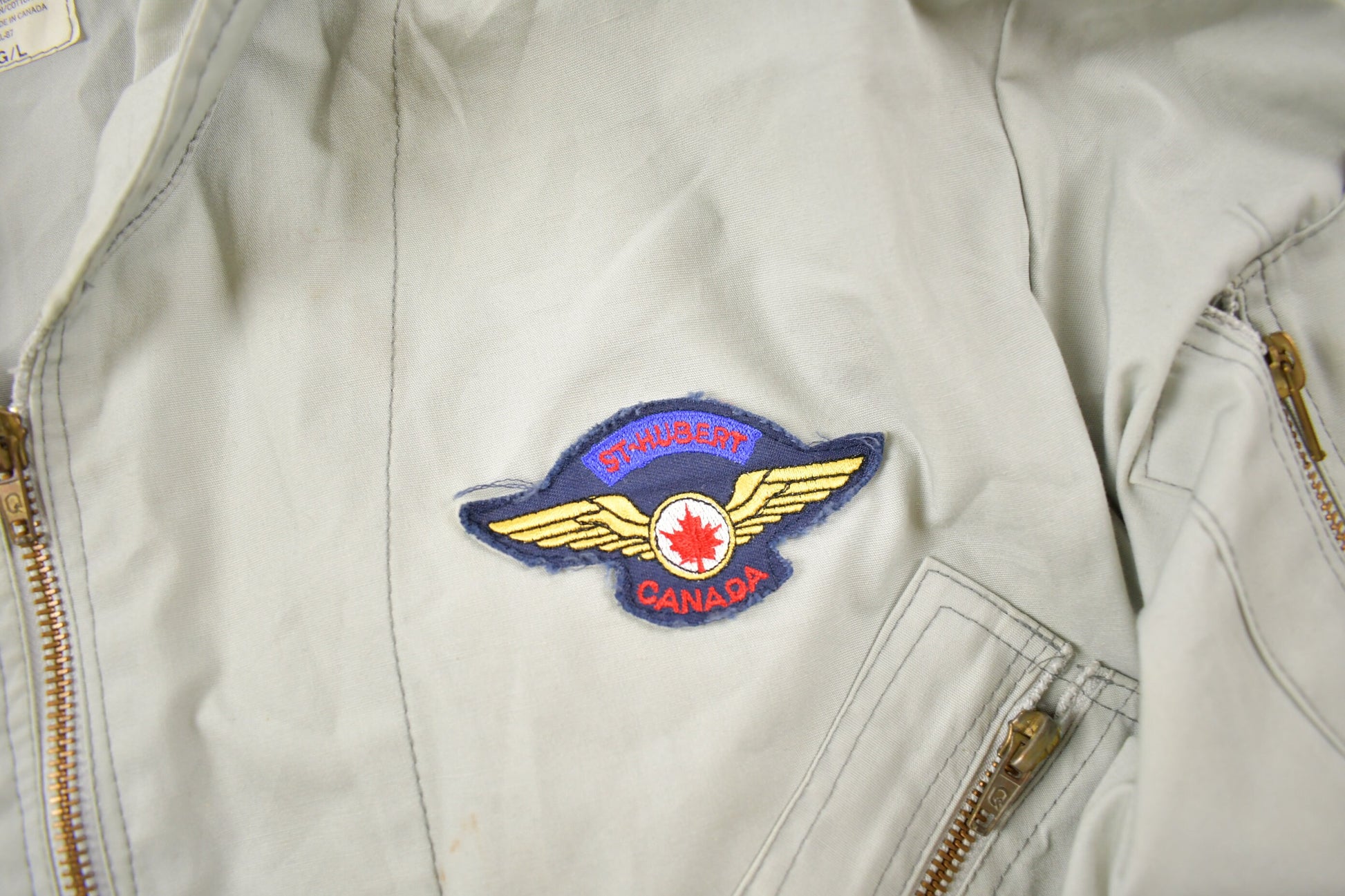 Vintage 1990s St Hubert's Canada Patch Jumpsuit Size Large