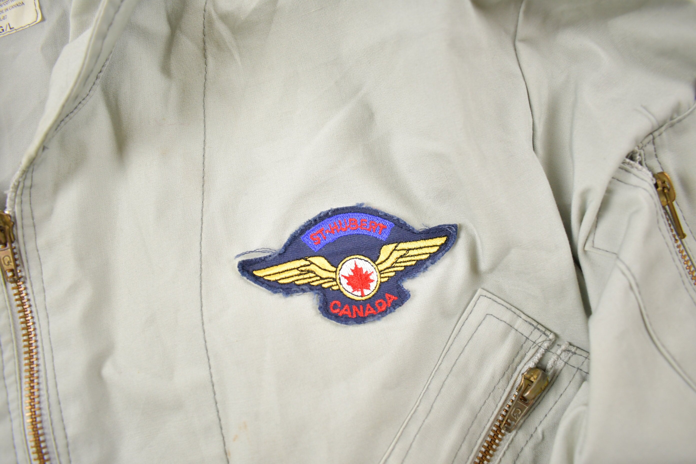 Vintage 1990s St Hubert's Canada Patch Jumpsuit Size Large