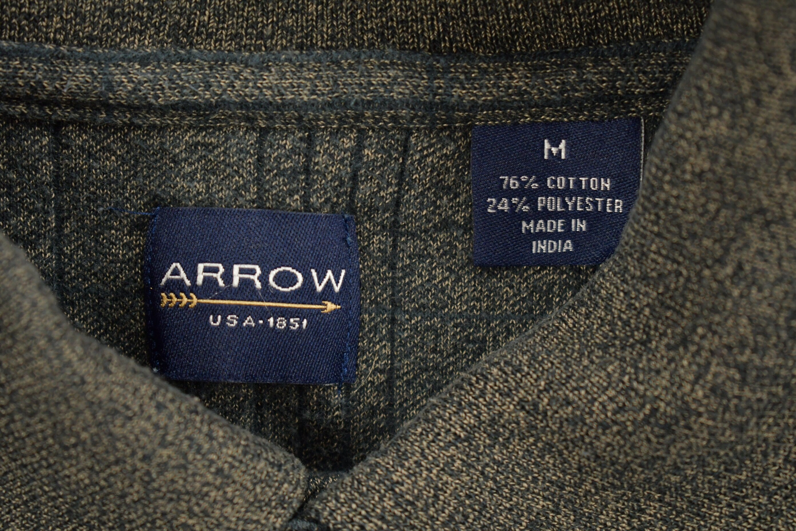 Vintage 1990s Arrow Striped Long Sleeve Button Up Shirt