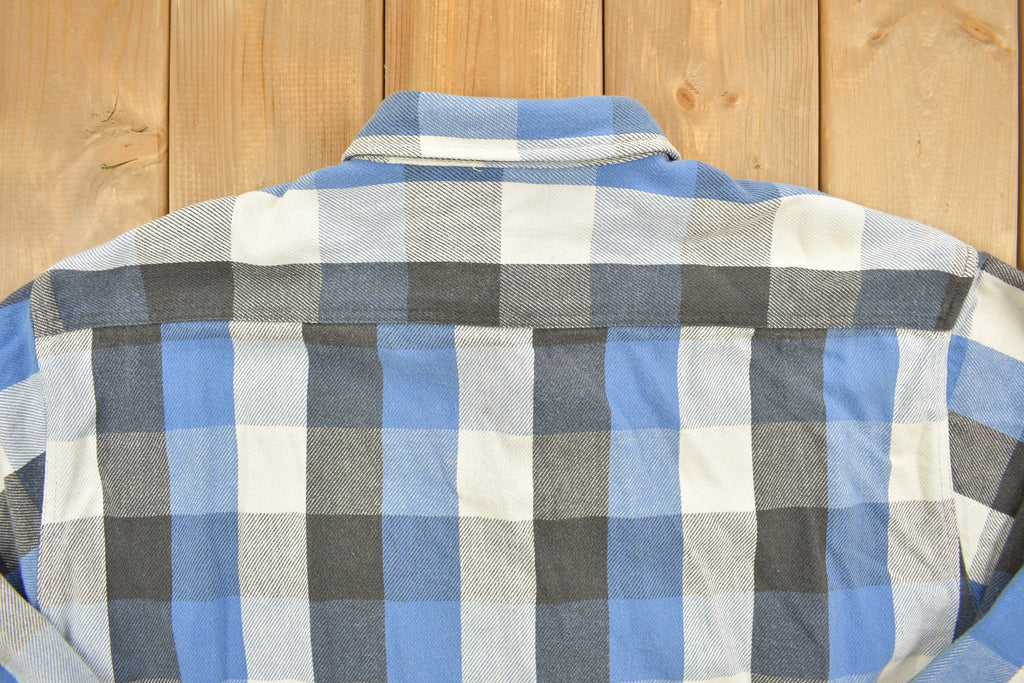 Vintage 1980s Carhartt Button Up Plaid Shirt Buffalo Plaid