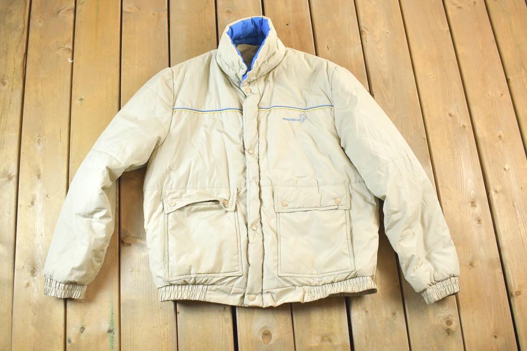 Vintage 1980's Michelin Man Avon Sportswear Toronto Light Jacket Made In Canada