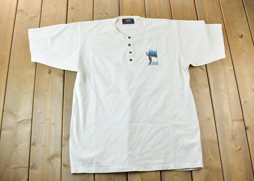 Vintage 1990s Whistler Blackcomb Golfing Souvenir T-Shirt