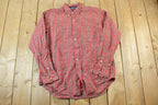 Vintage 1990s Ralph Lauren Plaid Button Up Shirt