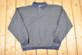 Vintage 1990s Greenlines International Quarter Button Knit Sweater Men's L